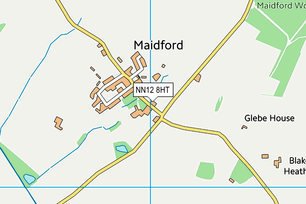 NN12 8HT map - OS VectorMap District (Ordnance Survey)