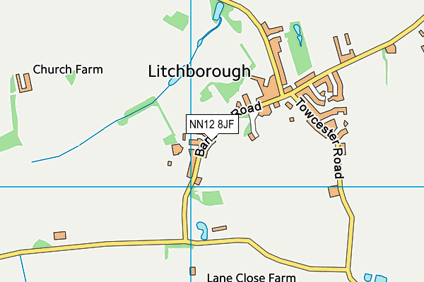 Map of NORTHAMPTON ROAD (LITCHBOROUGH) MANAGEMENT COMPANY LIMITED at district scale