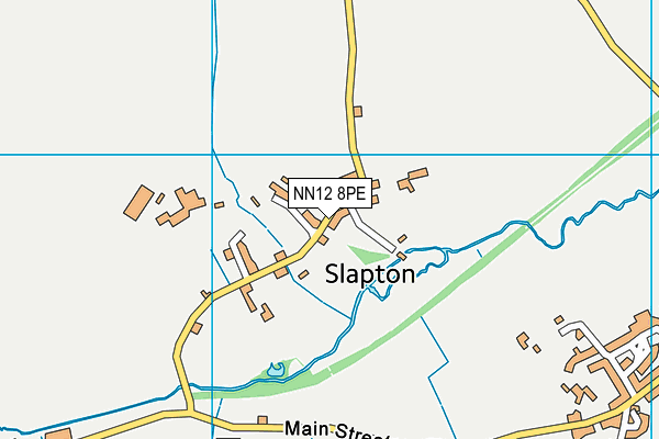 NN12 8PE map - OS VectorMap District (Ordnance Survey)