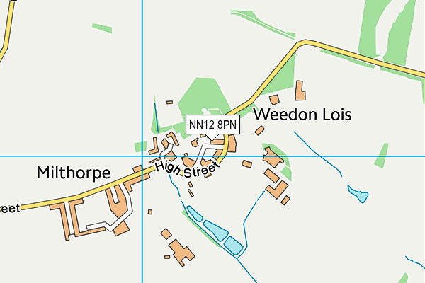 NN12 8PN map - OS VectorMap District (Ordnance Survey)