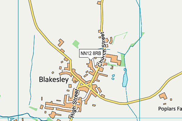 NN12 8RB map - OS VectorMap District (Ordnance Survey)