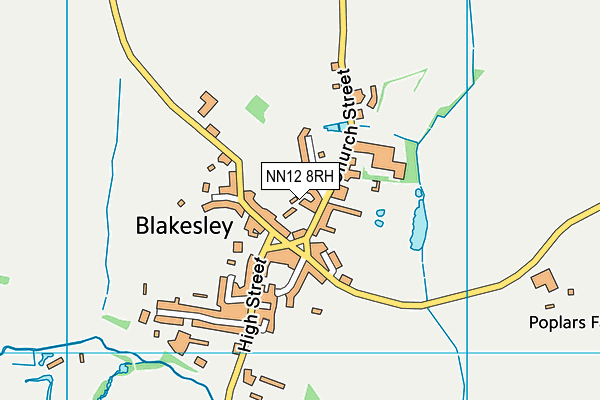NN12 8RH map - OS VectorMap District (Ordnance Survey)