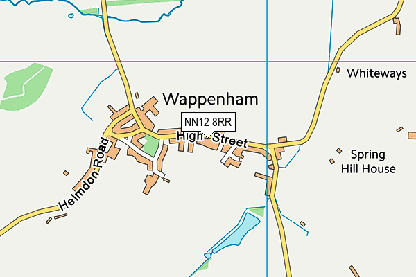 NN12 8RR map - OS VectorMap District (Ordnance Survey)