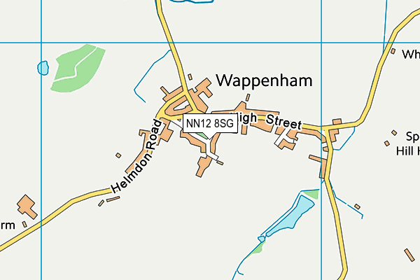 NN12 8SG map - OS VectorMap District (Ordnance Survey)