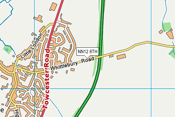 NN12 8TH map - OS VectorMap District (Ordnance Survey)