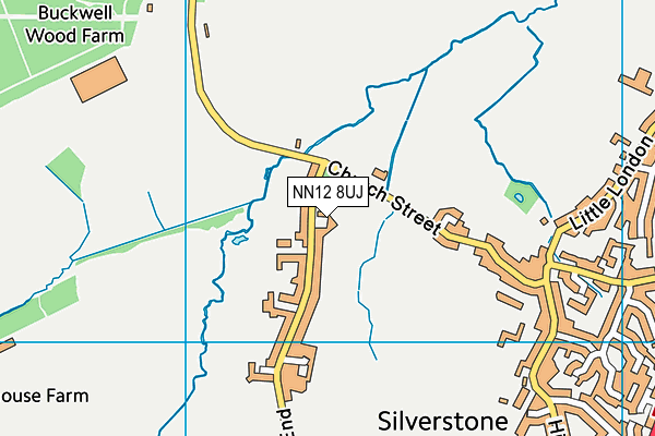 NN12 8UJ map - OS VectorMap District (Ordnance Survey)