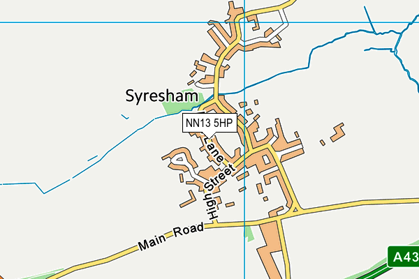 NN13 5HP map - OS VectorMap District (Ordnance Survey)