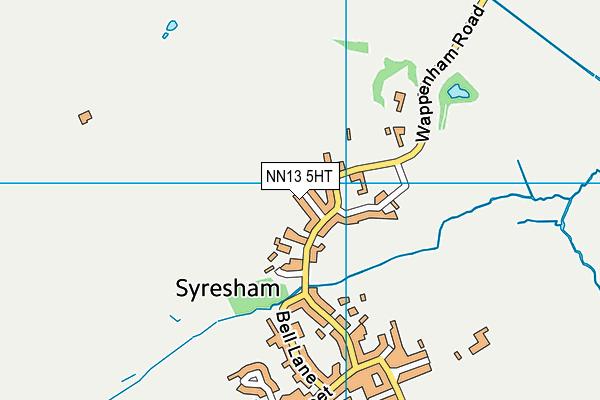 NN13 5HT map - OS VectorMap District (Ordnance Survey)