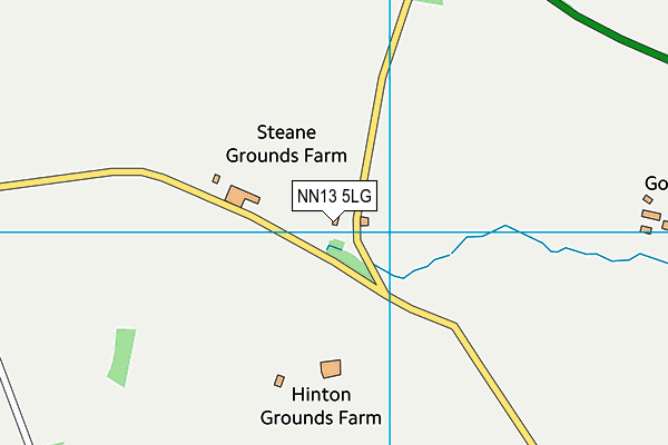 NN13 5LG map - OS VectorMap District (Ordnance Survey)