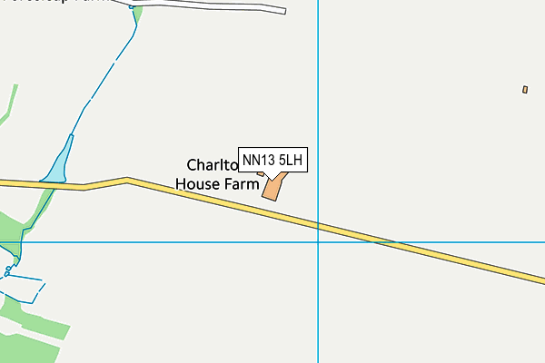 NN13 5LH map - OS VectorMap District (Ordnance Survey)