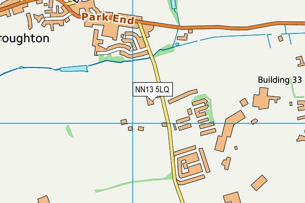 NN13 5LQ map - OS VectorMap District (Ordnance Survey)