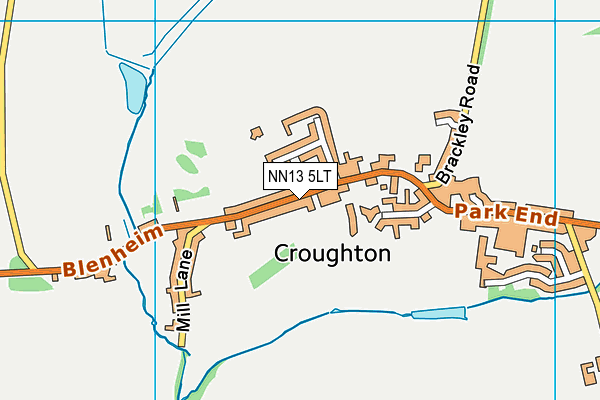 Croughton All Saints CofE Primary School map (NN13 5LT) - OS VectorMap District (Ordnance Survey)