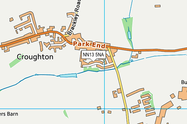 NN13 5NA map - OS VectorMap District (Ordnance Survey)