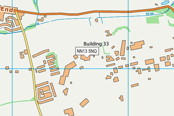 Raf Croughton map (NN13 5NQ) - OS VectorMap District (Ordnance Survey)