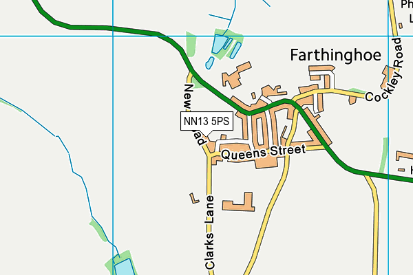 NN13 5PS map - OS VectorMap District (Ordnance Survey)