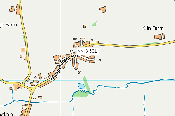 NN13 5QL map - OS VectorMap District (Ordnance Survey)
