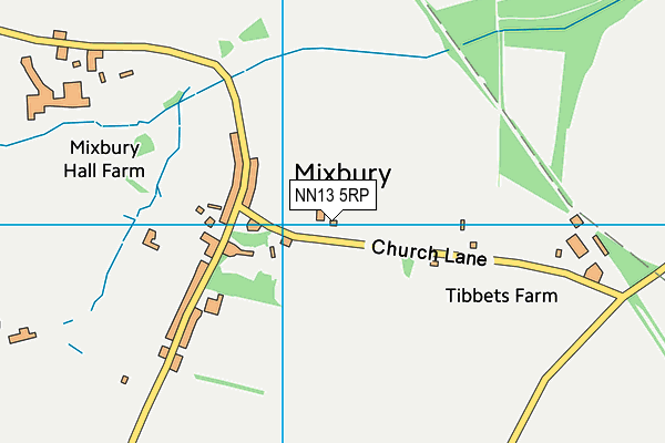 NN13 5RP map - OS VectorMap District (Ordnance Survey)