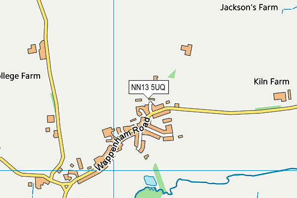 NN13 5UQ map - OS VectorMap District (Ordnance Survey)