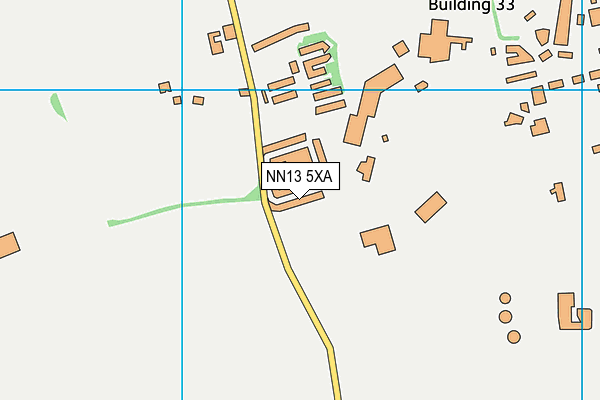 NN13 5XA map - OS VectorMap District (Ordnance Survey)