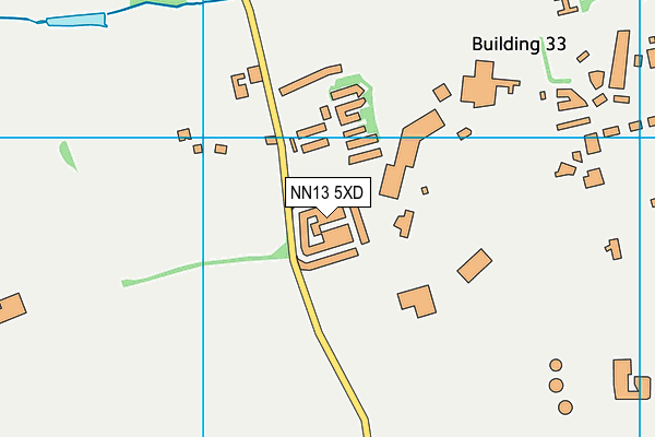 NN13 5XD map - OS VectorMap District (Ordnance Survey)