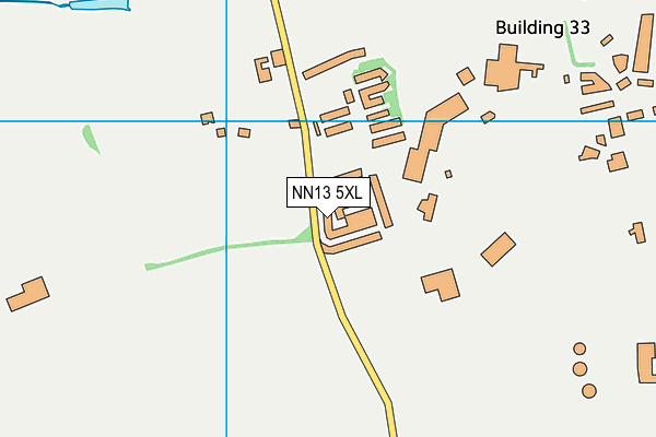 NN13 5XL map - OS VectorMap District (Ordnance Survey)
