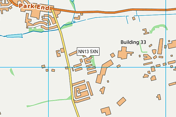 NN13 5XN map - OS VectorMap District (Ordnance Survey)