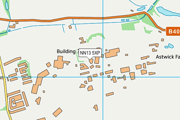 NN13 5XP map - OS VectorMap District (Ordnance Survey)