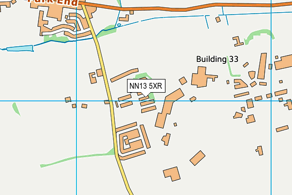 NN13 5XR map - OS VectorMap District (Ordnance Survey)