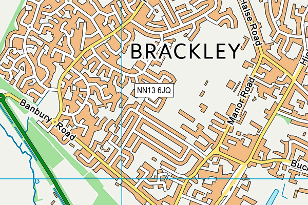 Map of BRACKLEY PRIMARY CARE SERVICES LIMITED at district scale