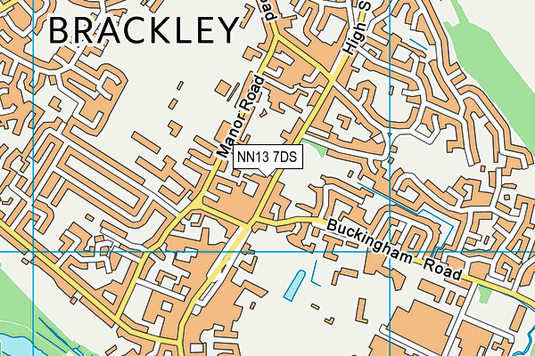Map of BRACKLEY LAVENDER LAUNDRY LIMITED at district scale
