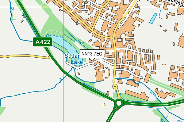 NN13 7EQ map - OS VectorMap District (Ordnance Survey)