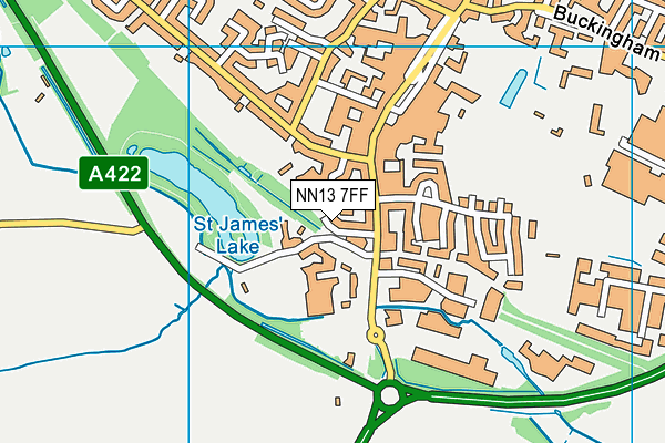 NN13 7FF map - OS VectorMap District (Ordnance Survey)