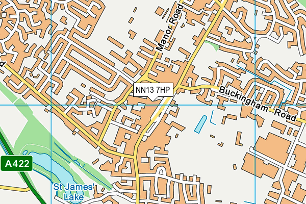 NN13 7HP map - OS VectorMap District (Ordnance Survey)