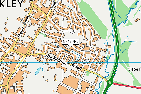NN13 7NJ map - OS VectorMap District (Ordnance Survey)