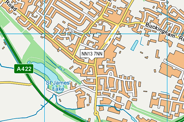 NN13 7NN map - OS VectorMap District (Ordnance Survey)