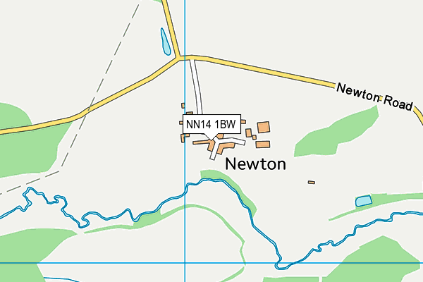 NN14 1BW map - OS VectorMap District (Ordnance Survey)