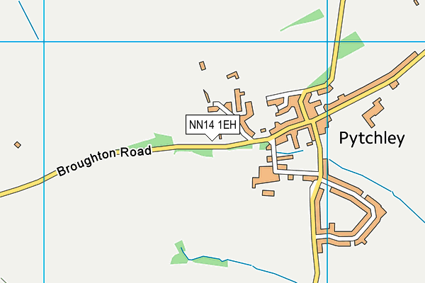NN14 1EH map - OS VectorMap District (Ordnance Survey)