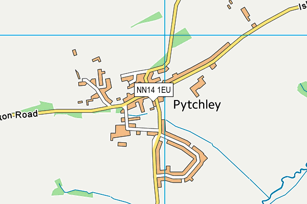 NN14 1EU map - OS VectorMap District (Ordnance Survey)
