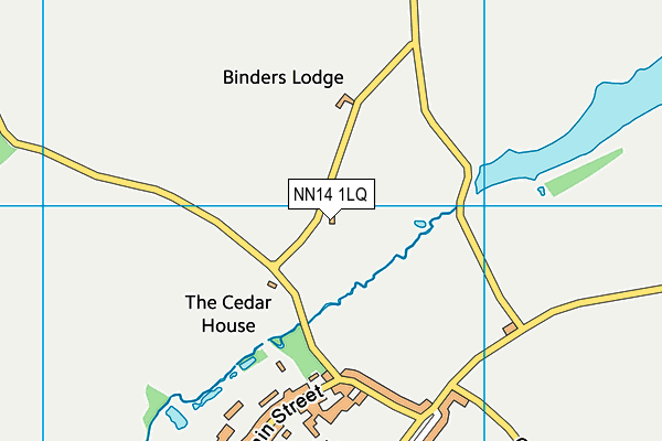 NN14 1LQ map - OS VectorMap District (Ordnance Survey)