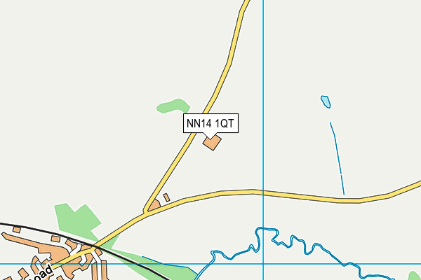 NN14 1QT map - OS VectorMap District (Ordnance Survey)