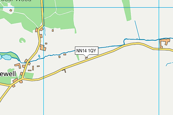NN14 1QY map - OS VectorMap District (Ordnance Survey)