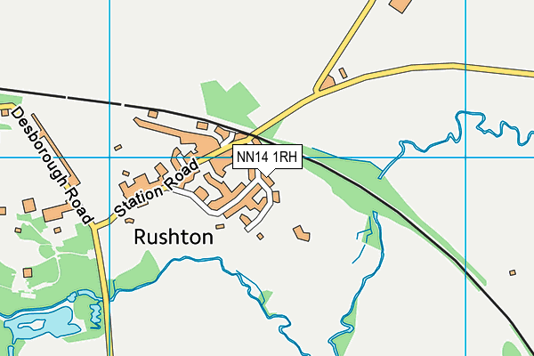 NN14 1RH map - OS VectorMap District (Ordnance Survey)