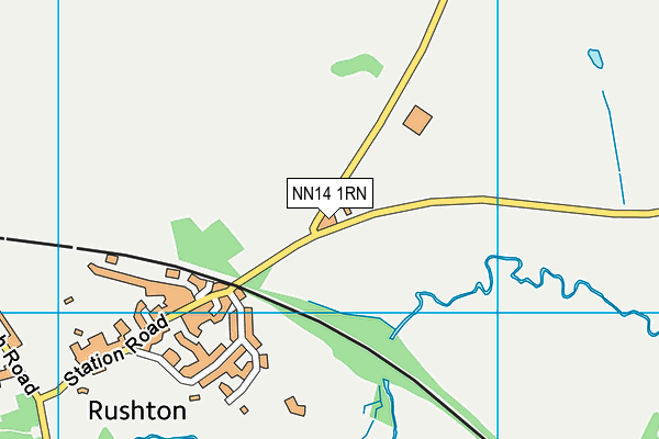 NN14 1RN map - OS VectorMap District (Ordnance Survey)
