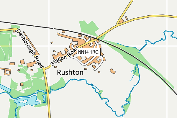 NN14 1RQ map - OS VectorMap District (Ordnance Survey)