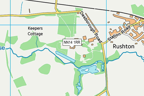 NN14 1RR map - OS VectorMap District (Ordnance Survey)