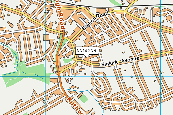 NN14 2NR map - OS VectorMap District (Ordnance Survey)