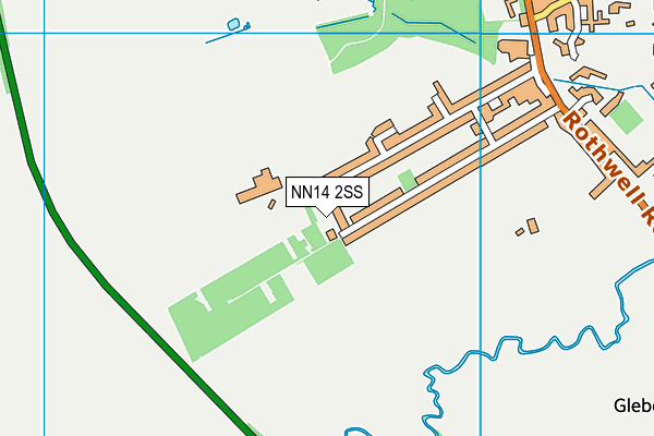 NN14 2SS map - OS VectorMap District (Ordnance Survey)