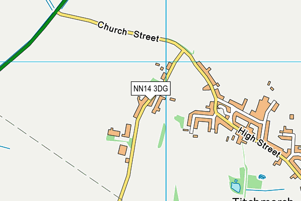 NN14 3DG map - OS VectorMap District (Ordnance Survey)