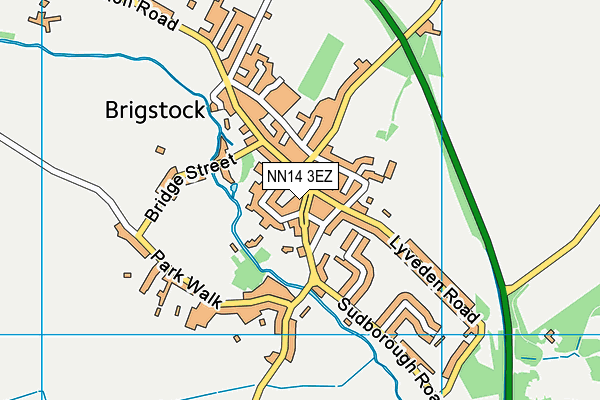 NN14 3EZ map - OS VectorMap District (Ordnance Survey)