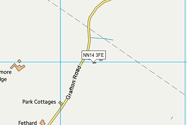 NN14 3FE map - OS VectorMap District (Ordnance Survey)